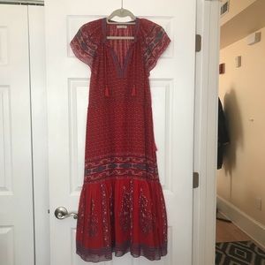 Ulla Johnson Midi Length Peasant Dress